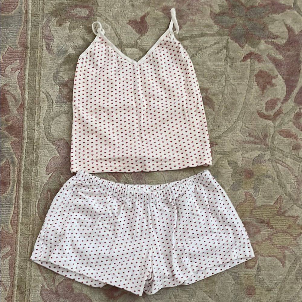 Brandy Melville red heart Set
